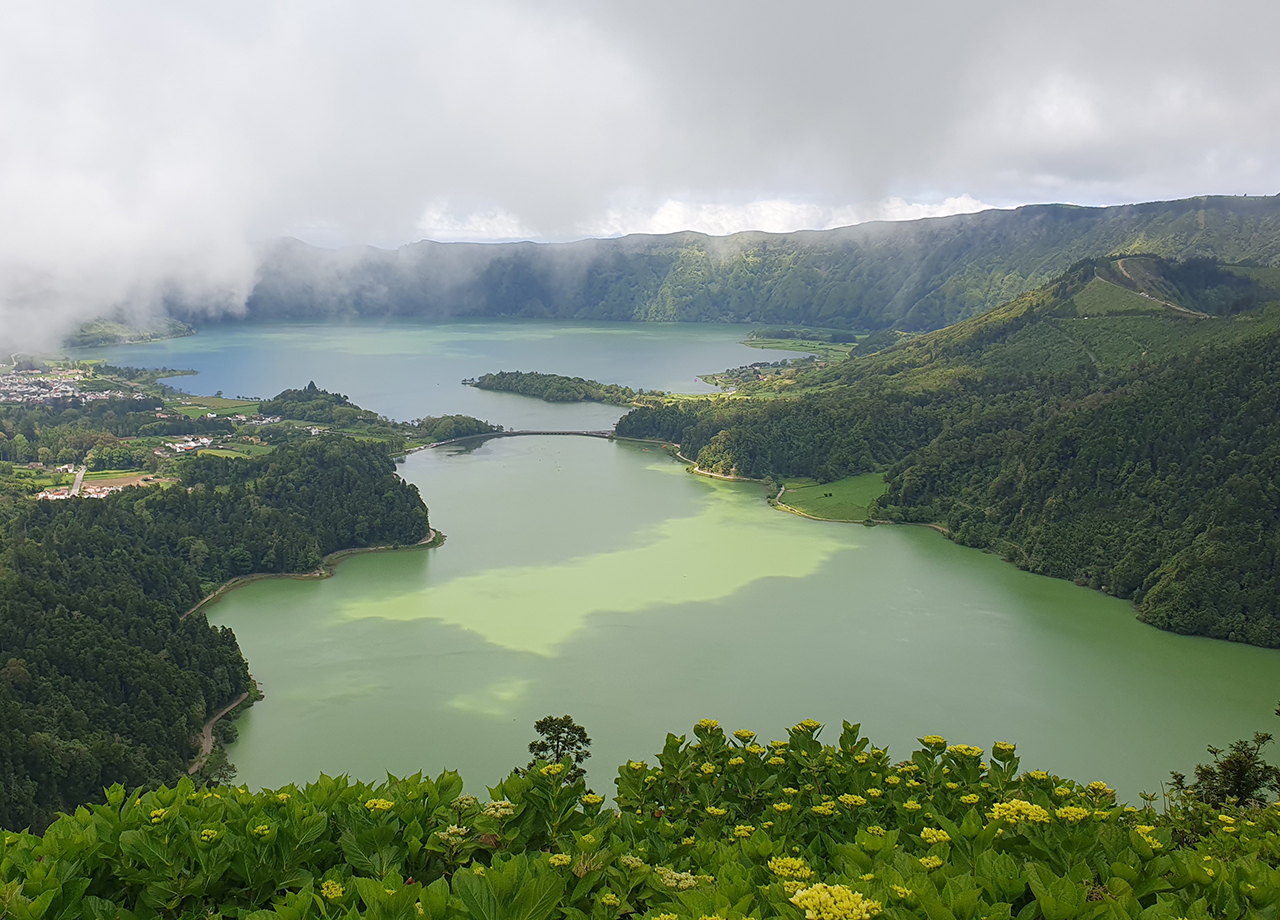 Lake of Sete Cidades in Sao Miguel, Azores one of the destinations for ARC Europe